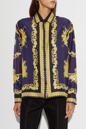 Versace Silk shirt with "New Barocco" print