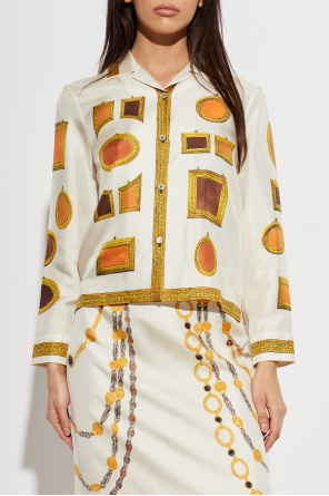 Versace Silk lingerie shirt