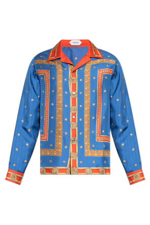 Camisa de seda con estampado