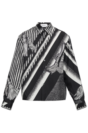 Camisa de seda con estampado