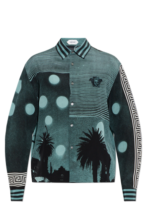 Silk shirt with print