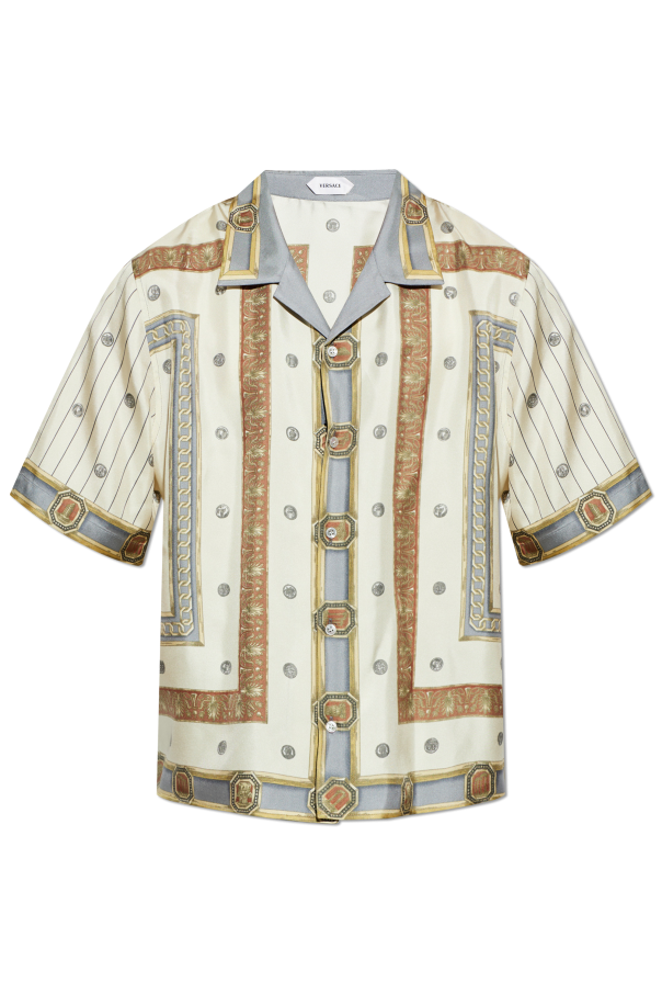 Silk shirt with 
