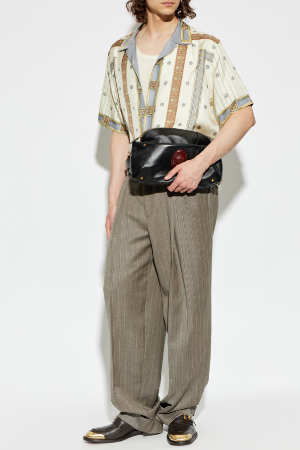 Versace Silk shirt with "The Ringmaster" print