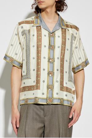 Versace Silk shirt with "The Ringmaster" print