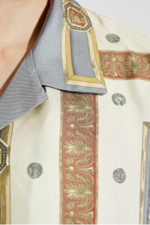 Versace Silk shirt with "The Ringmaster" print