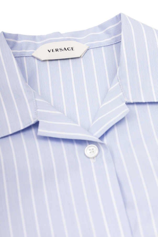 Versace Kids Striped shirt