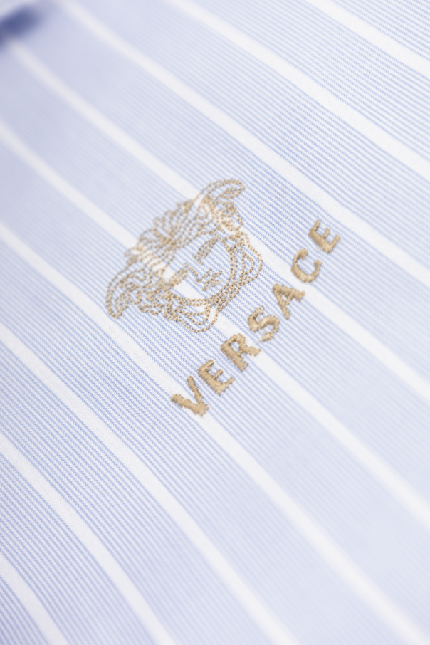 Versace Kids Striped shirt