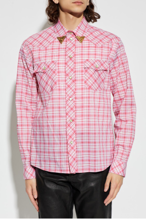 Versace Checked pattern shirt