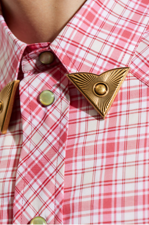 Versace Checked pattern shirt