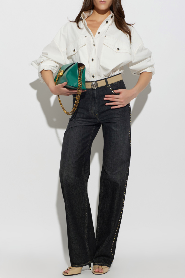 Versace Camisa de corte largo