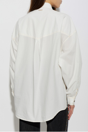 Versace Camisa de corte largo