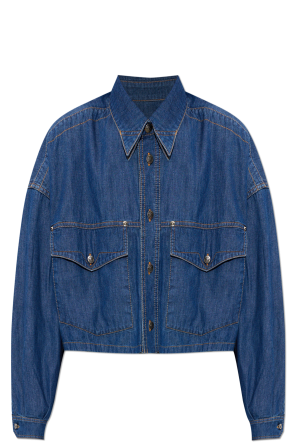Loose-fit denim jacket