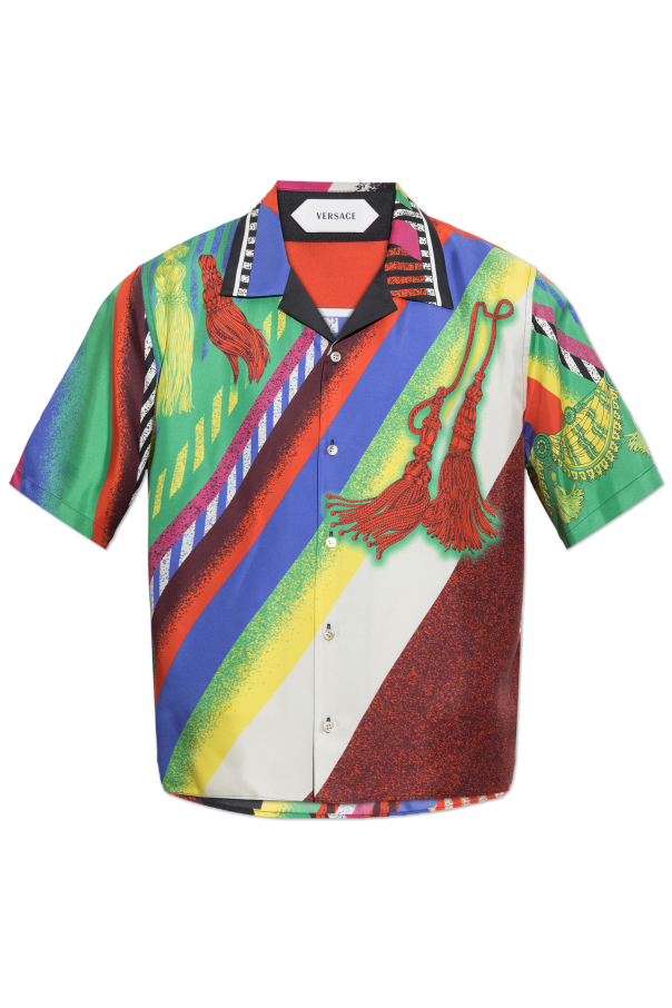 Silk shirt with 