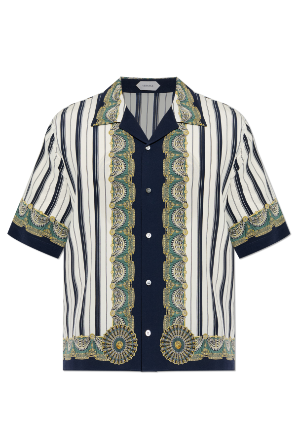 Silk shirt with 