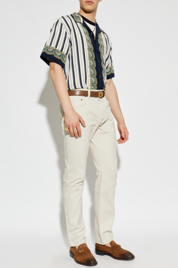 Versace Silk shirt with "The Encore" print