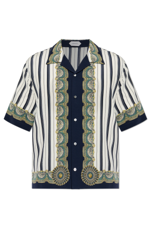 Silk shirt with "The Encore" print