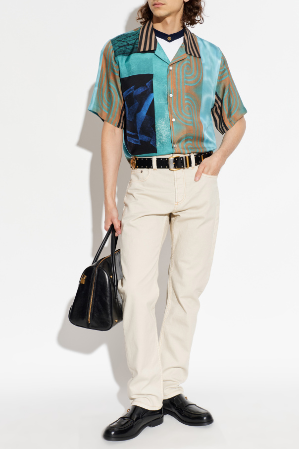 Versace Silk short-sleeve shirt