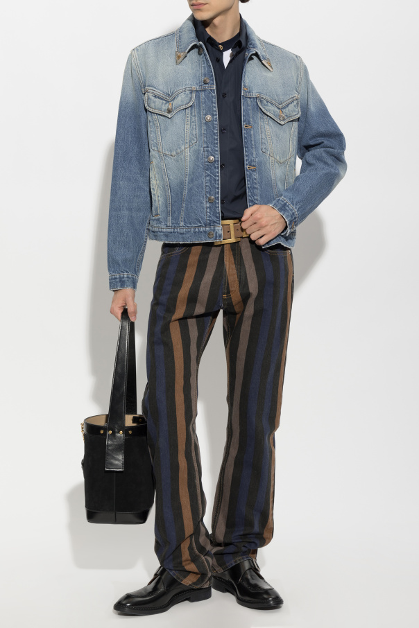 Versace Camisa con bolsillo