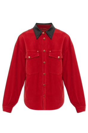 Camisa de pana con bolsillos