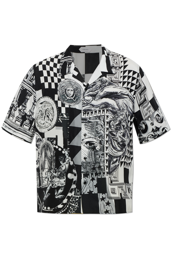 Silk shirt with 