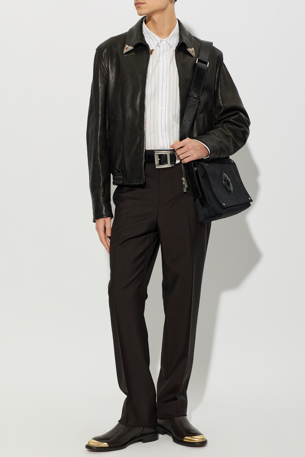 Versace Baumwollenes Hemd mit Streifen