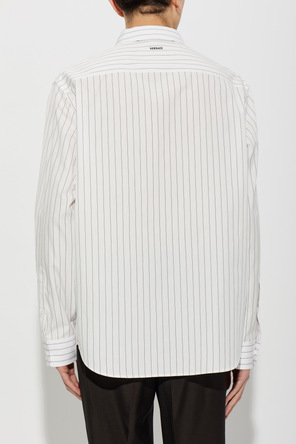Versace Baumwollenes Hemd mit Streifen