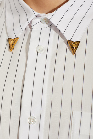 Versace Baumwollenes Hemd mit Streifen