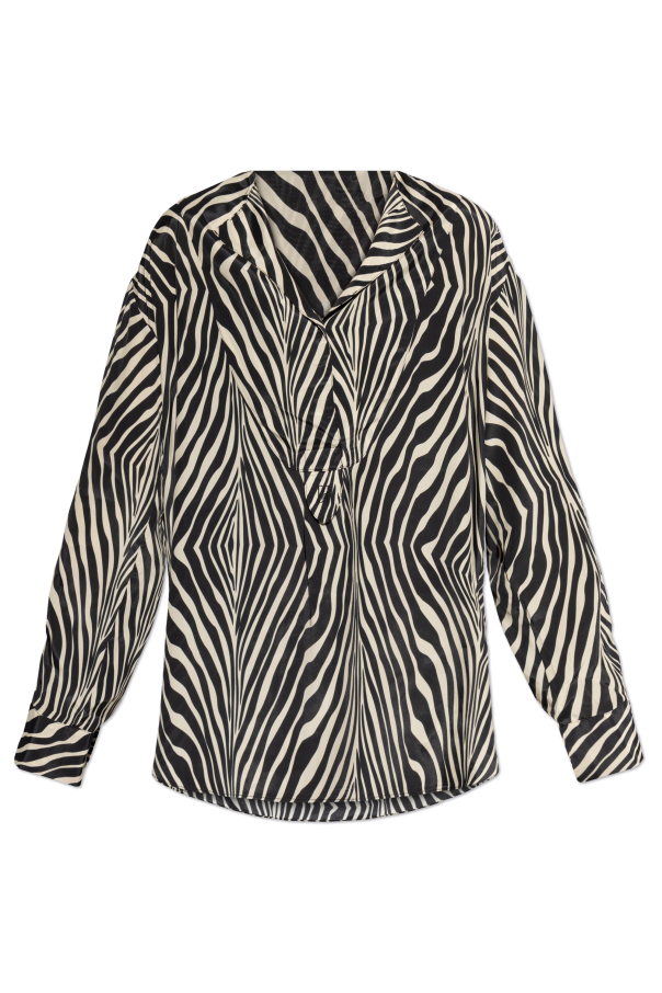 By Malene Birger Shirt with animal pattern