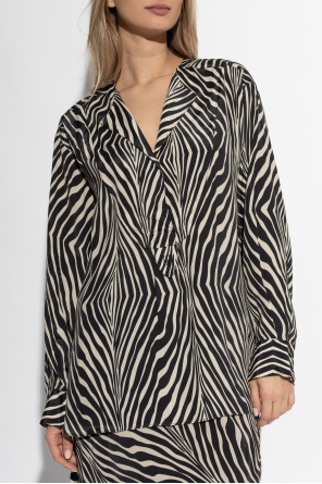 By Malene Birger Shirt with animal pattern