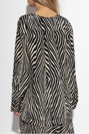 By Malene Birger Shirt with animal pattern