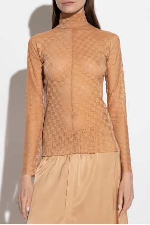 forte_forte Openwork top with high neck
