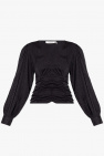 Knit sweater Round neck Long sleeves Cuffs Ribbed Graphic cut-outs Twisted details Open weave
