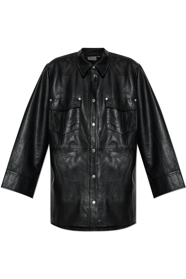 Leather shirt `Gzmarlie` od Gestuz