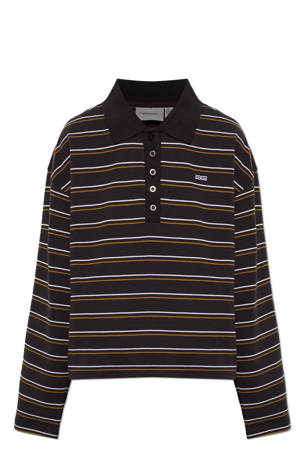 ‘Gzpilova’ polo shirt with embroidered logo od Gestuz