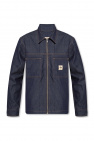 Stussy NAVY BLUE Denim jacket with logo