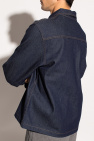 Stussy NAVY BLUE Denim jacket with logo