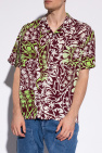 Stussy Patterned colour-block shirt