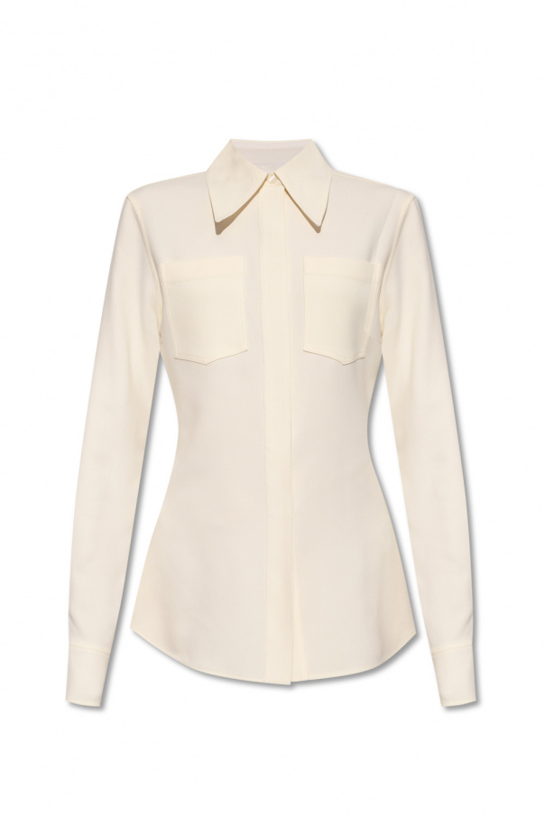 Victoria Beckham Crop shirt with pockets