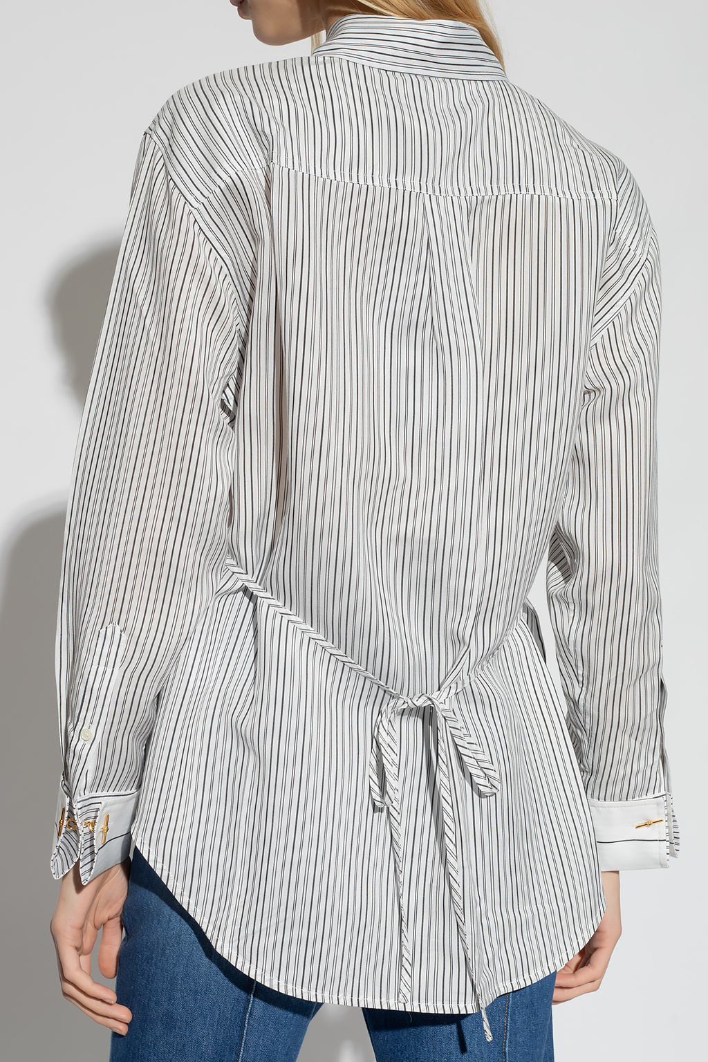 Victoria Beckham shirt short with tie detail