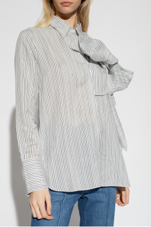 Victoria Beckham Shirt harshest with tie detail