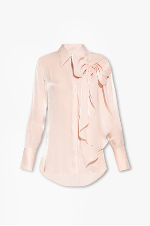 Saint Laurent pussy-bow silk blouse