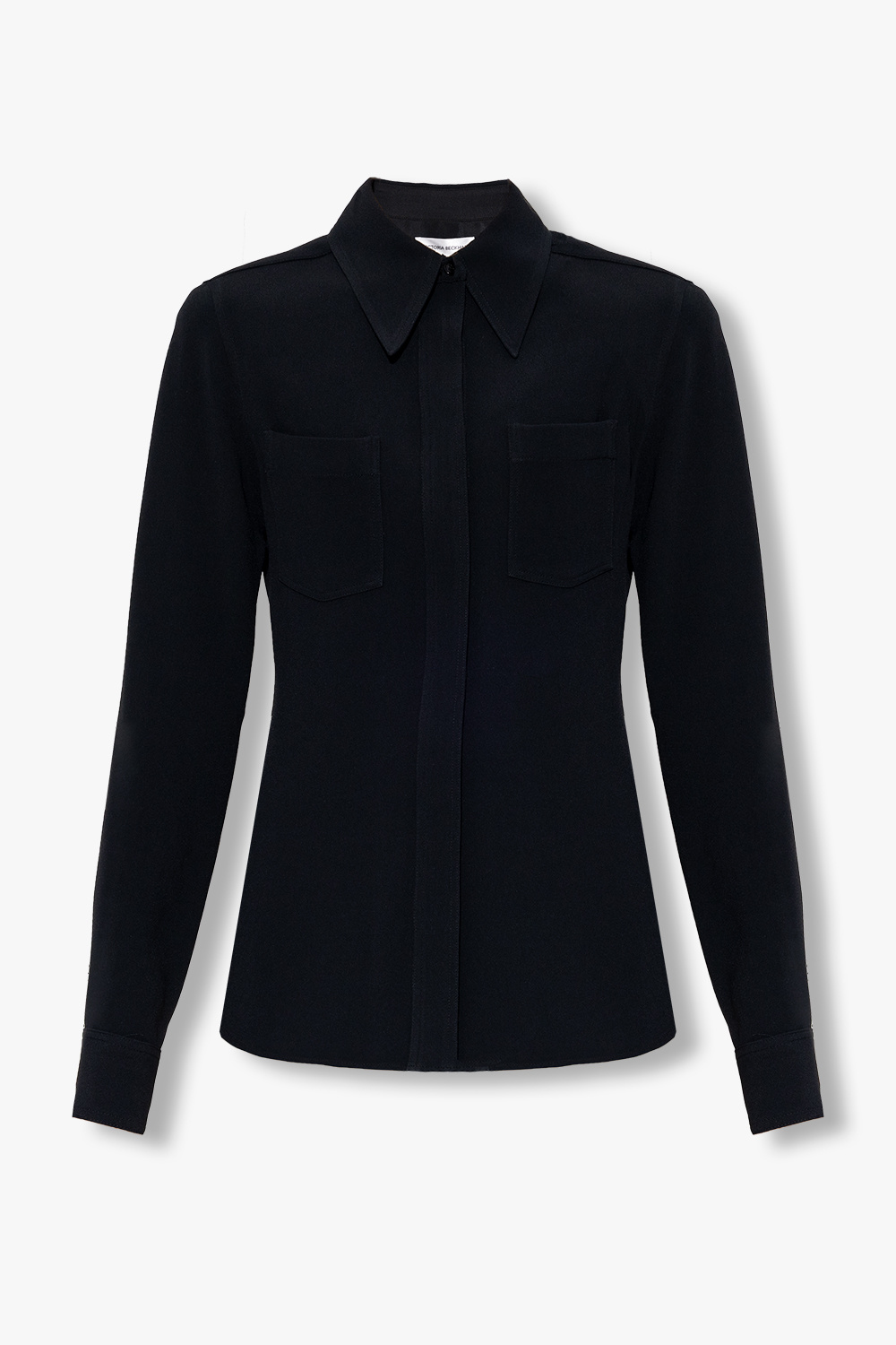 Victoria Beckham Versace Jeans Couture baroque-print zip-through hooded sweatshirt