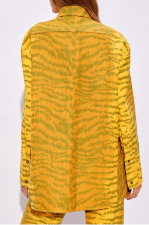 Victoria Beckham PLYR 3 Streifen Windbreaker Pullover Sweatshirt