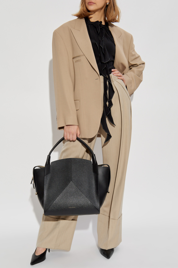 Victoria Beckham Camisa de seda con volantes