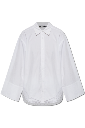 Shirt with wide sleeves