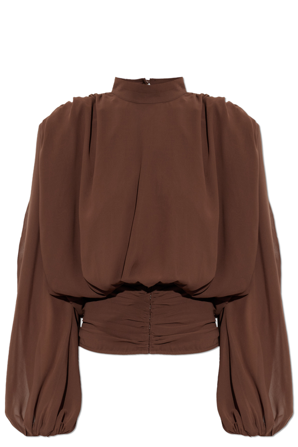 Blouse with shoulder pads od ROTATE