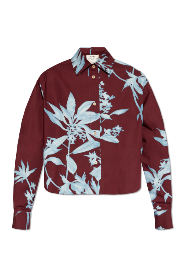 forte_forte Shirt with floral motif