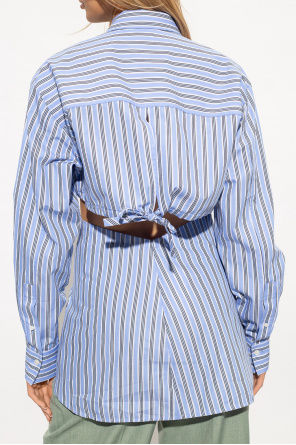 Victoria Beckham bonner shirt with cut-outs