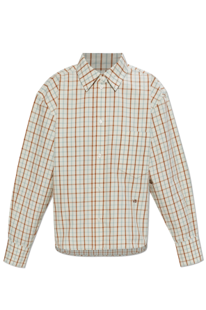 Plaid pattern shirt