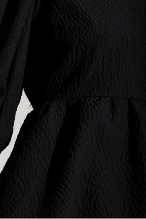 Calvin Klein CK One Sort pyjamassæt med T-shirt og shorts med logo ‘Carrie’ top